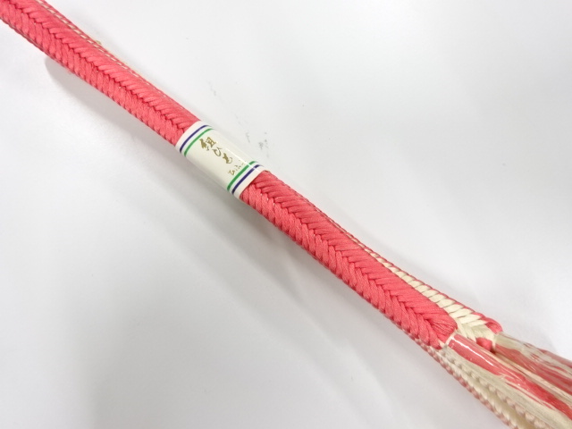 未使用品　正絹　手組帯締め